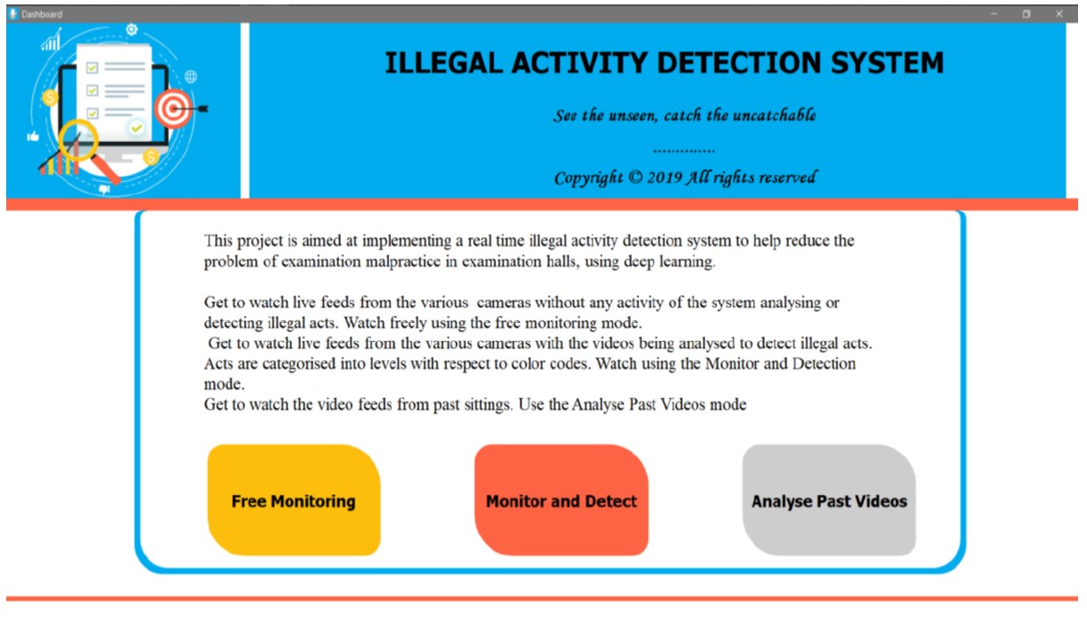 AN ILLEGAL ACTIVITY DETECTION SYSTEM USING DEEP LEARNING